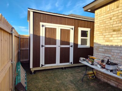 Backyard Shed Building