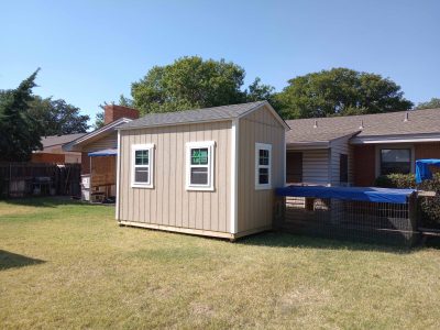 Outdoor Shed Construction Project