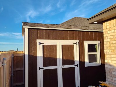 Outdoor Storage Shed Building Project