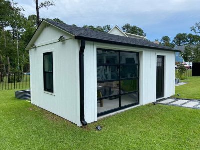 Wooden Shed Construction Project