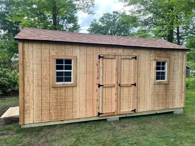 Wooden Storage Shed Building