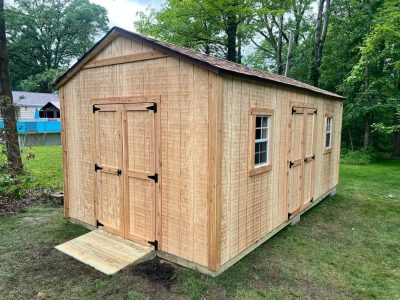 Wooden Storage Shed Building Project